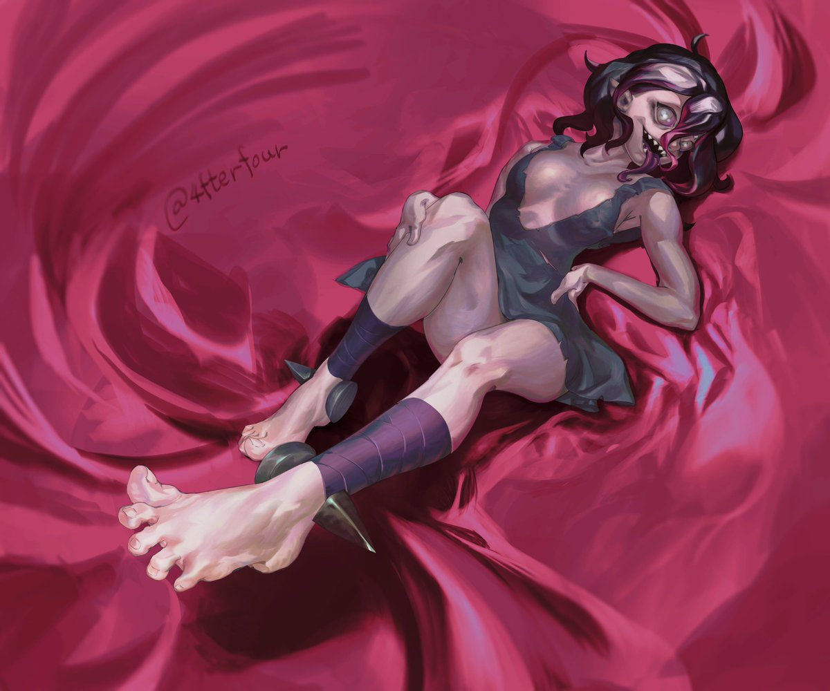 4fterfour's tweet photo. Briar… in the sheets? 🦶

15 rts/100 likes make her dress slither off :>

#Briar #briarlol #briarfeet #LeagueOfLegendsFanArt https://t.co/bomngxpOaS