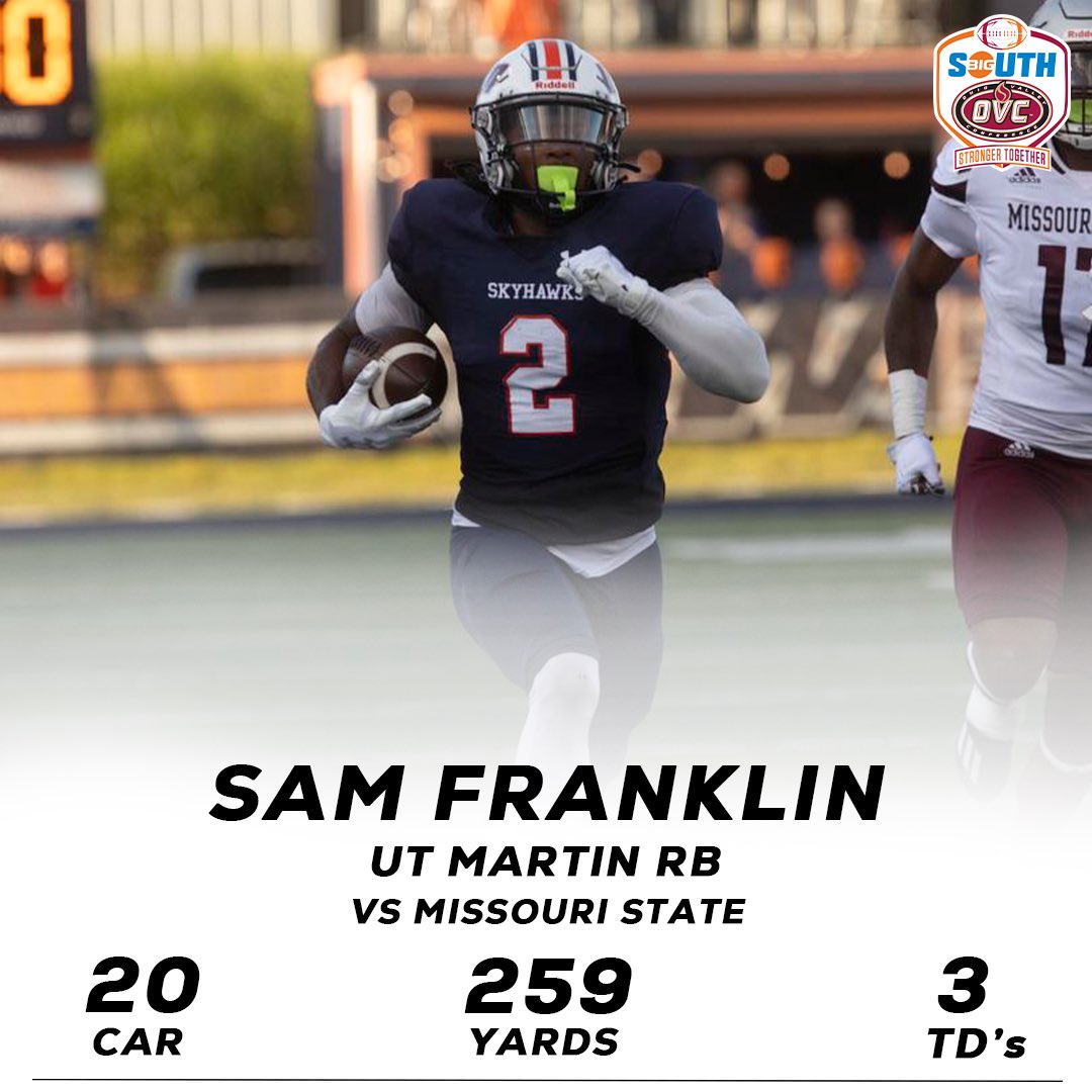 OVCSports's tweet photo. These guys lit it up in Week 2️⃣

#OVCit | #BigSouthOVCFB https://t.co/Z4wIv3YE8x