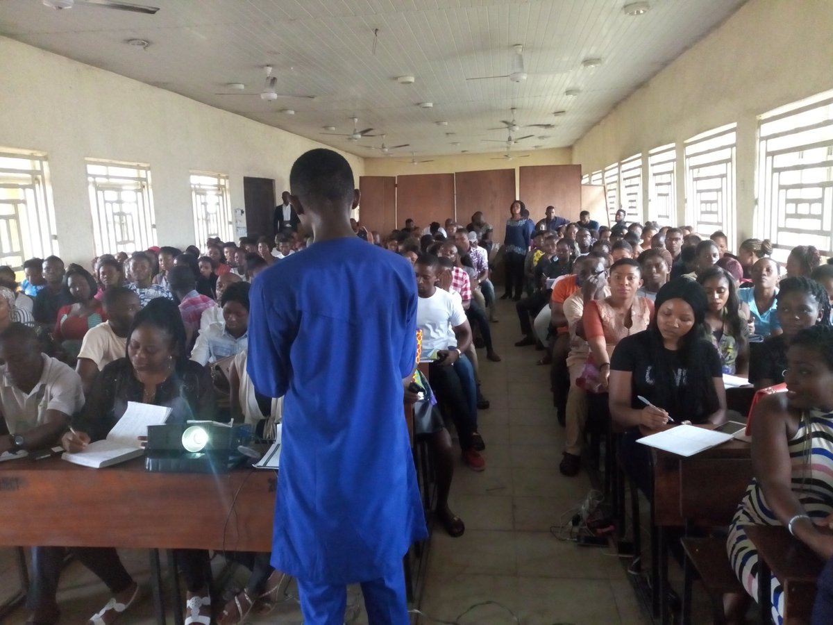 EbenezarWikina's tweet photo. I guest lectured final year students at Ken Saro-Wiwa Polytechnic in 2018 & 2019
By January 2020, I had taught over 600 students
It was actually a very fun experience. I will do it again, later in my career by God’s grace
#LearnwithEben #EbenLectures #TheWikinas https://t.co/7u1KZBwGih