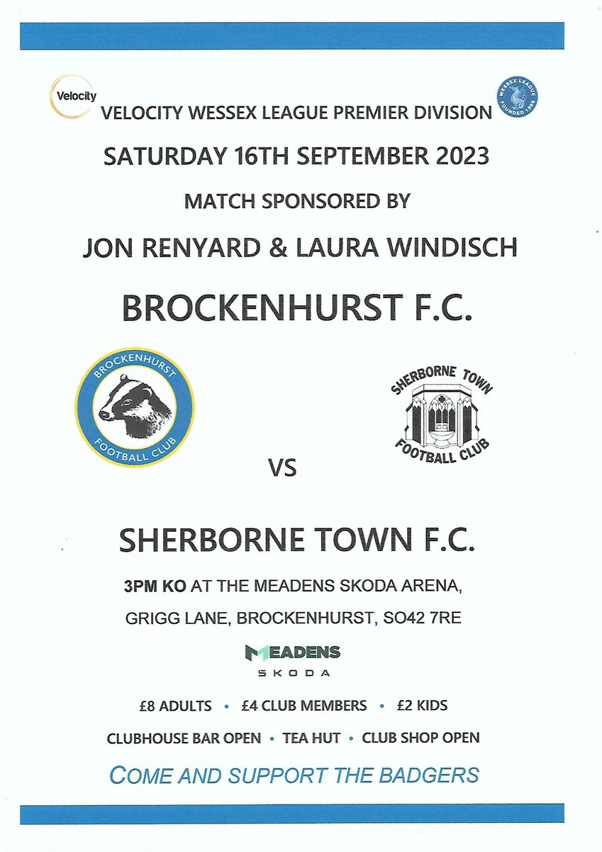 Brockenhurst FC tweet media
