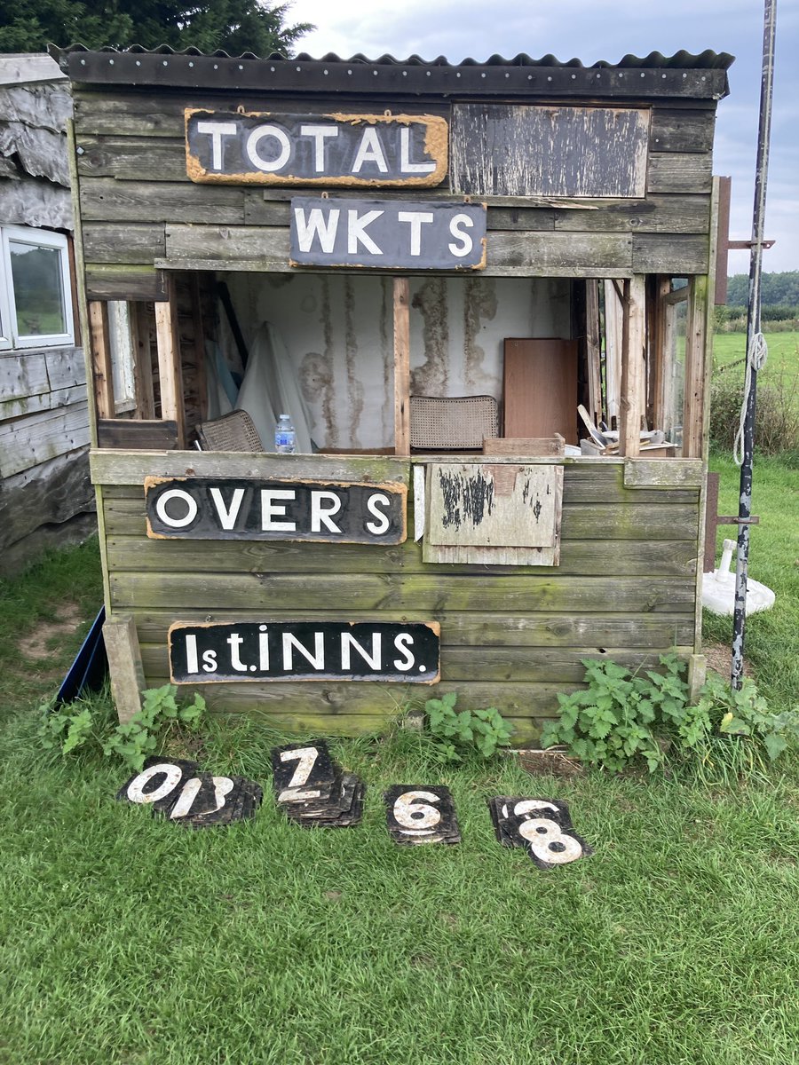 Best score box in the county 
#villagecricket