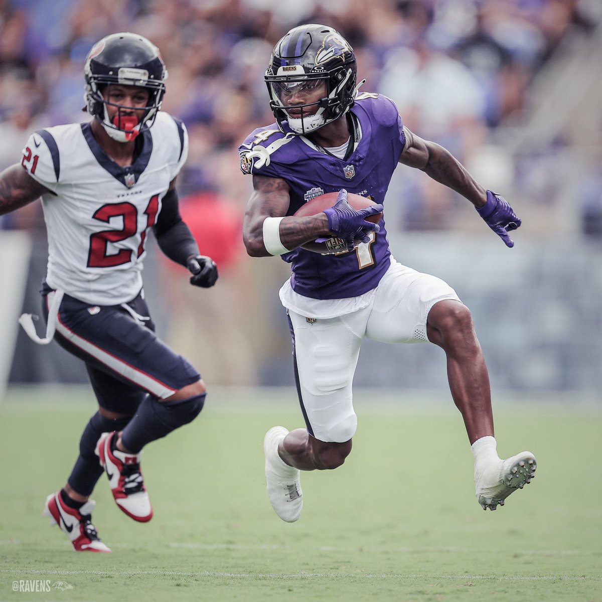 So, can we all agree that Zay Flowers is going to be a headache for defense this year? 🙋‍♂️