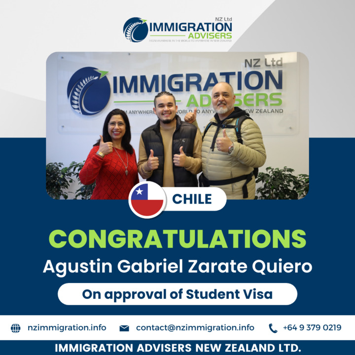 nz_visa_adviser's tweet photo. ๐ณ๐ฟ #NZ #StudentVisa Approved!
๐ฅ Cheers ๐จ๐ฑAgustin Gabriel Zarate Quiero!
๐ Wishing you fulfilling career ahead in NZ!
๐ Contact us - https://t.co/fdPNzldouQ
#HappyClient #Chille #NewZealand #ViralPost #ImmigrationAdvisers #ClientReview #VandanaRai #Bachelor #Arts #AUTuni https://t.co/ntqqQfVrGX