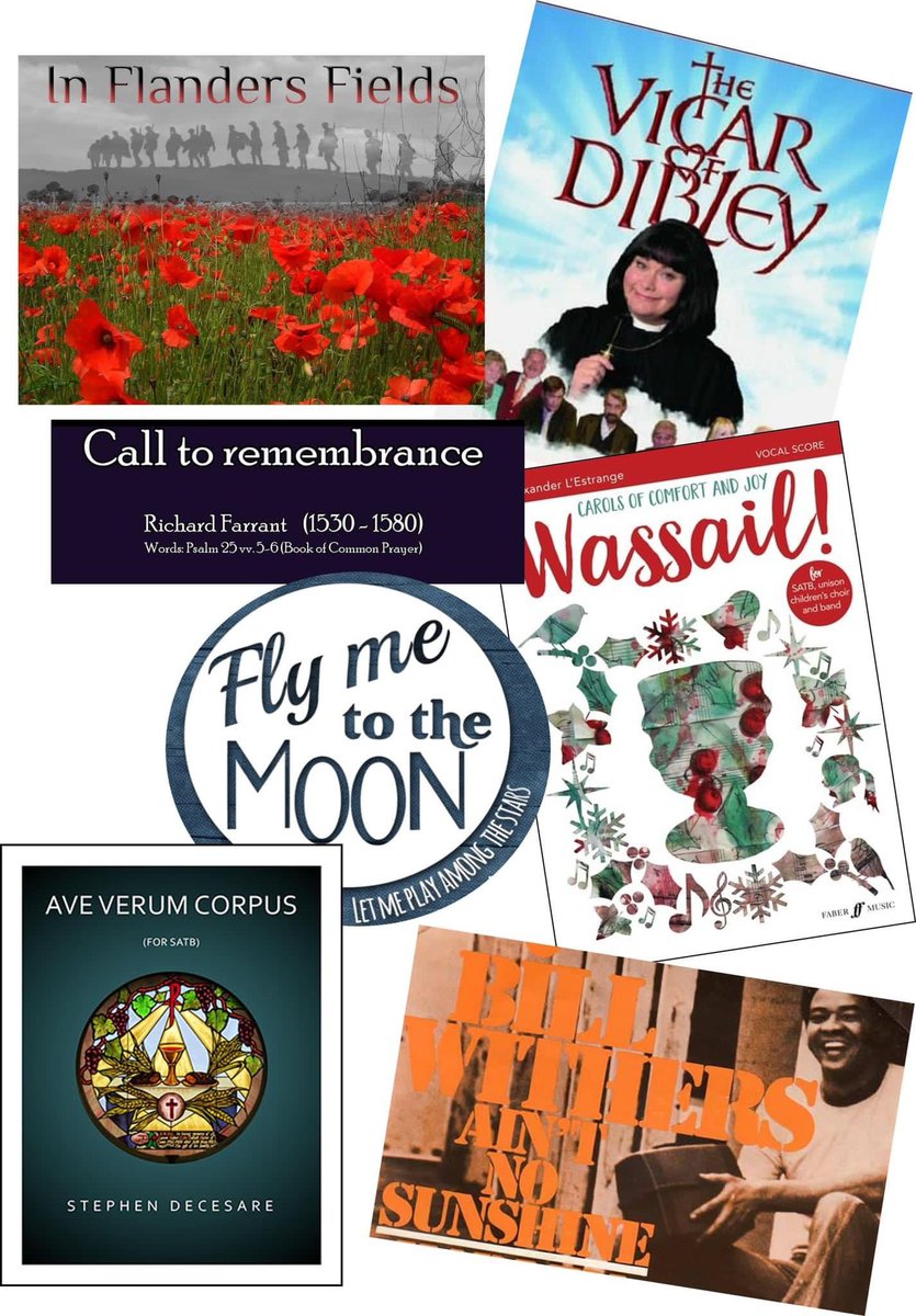 The new term has started and we're working on this lovely varied mix of pieces for our next concert in November. Now is a great time to come and join us - do get in touch!