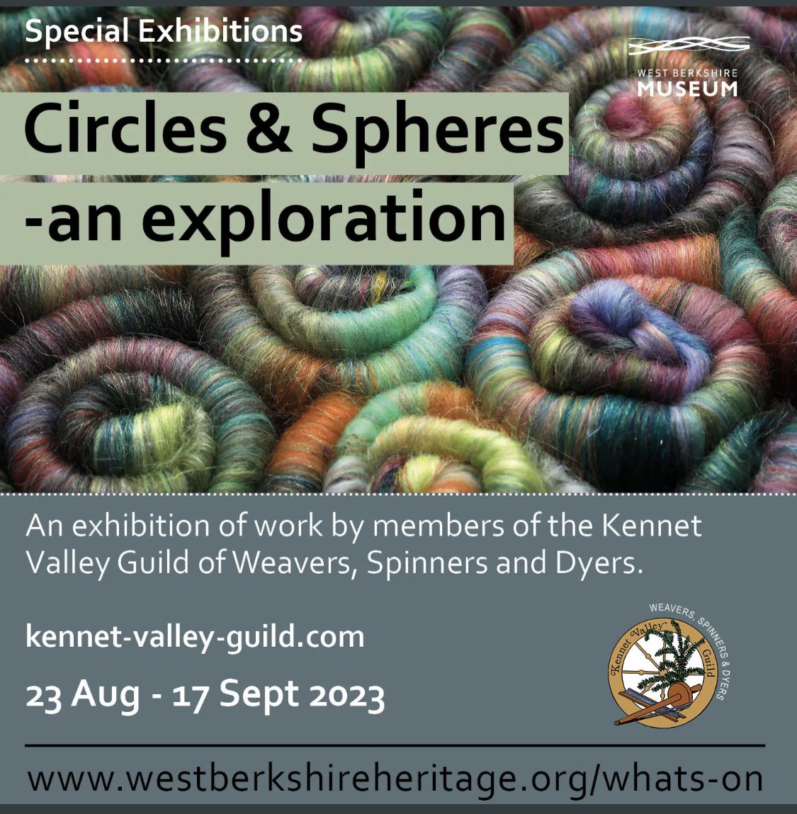 Had a lovely morning looking at this wonderful exhibition. If you live in West Berks &amp; need to de-stress, have a chat, learn great skills in a 100% sustainable way, check out kennet-valley-guild.com