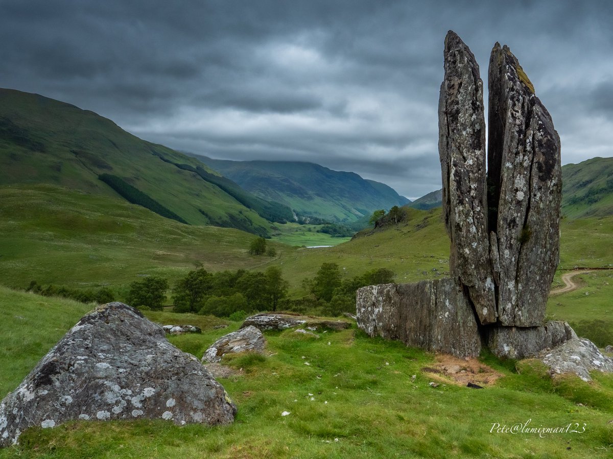 “The Praying Hands of Mary” 🙏🏼 Rock feature #GlenLyon (archive)