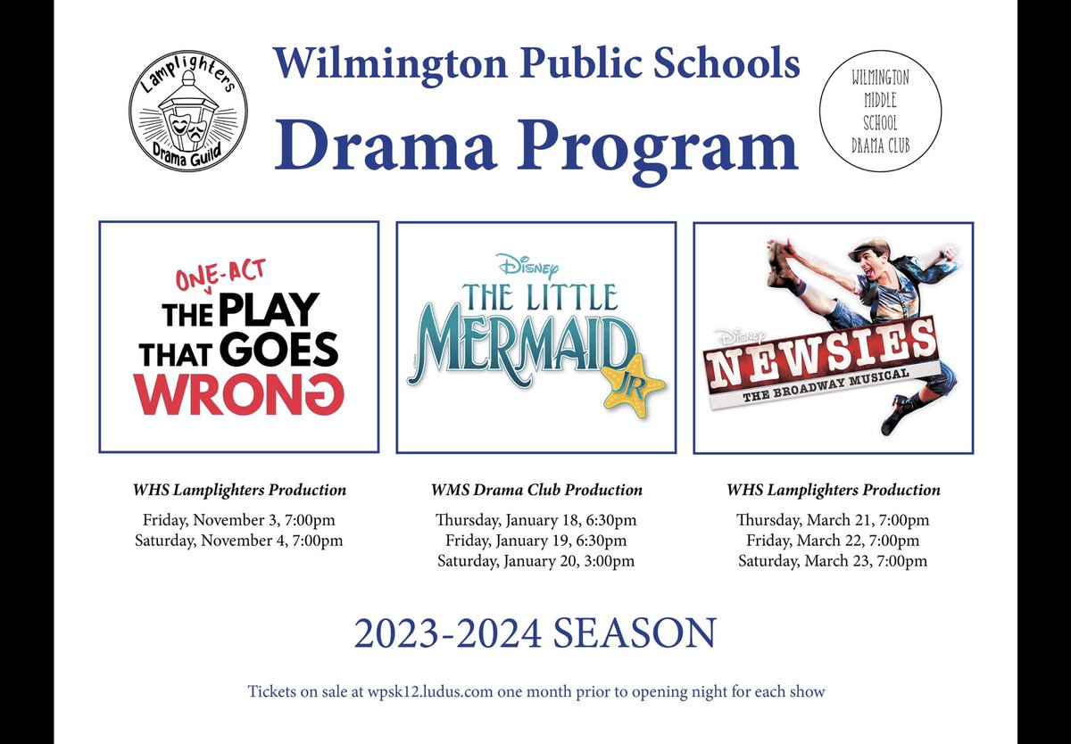 Exciting year coming for WMS Drama Club, and Lamplighters!