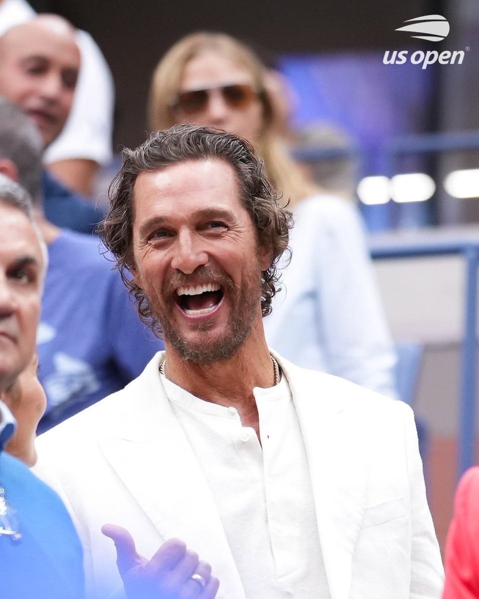 usopen's tweet image. Say it with us...

alright, alright, alright. 🤠