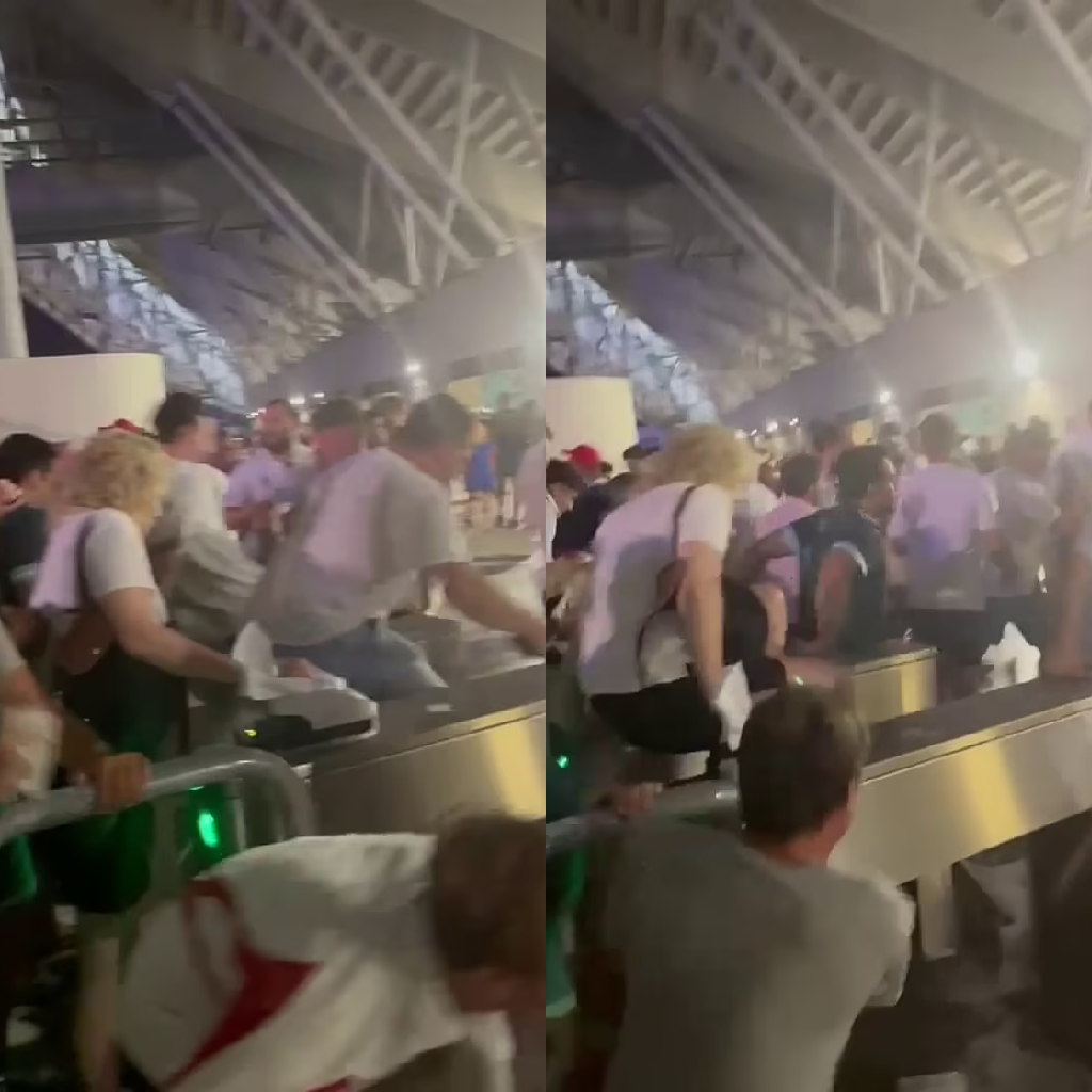 🏉 #RWC2023 : La presse anglo-saxonne et supporteurs dénoncent le "chaos dans les files d’attente" et une "organisation épouvantable" après les matchs de rugby Irlande-Roumanie à Bordeaux et Angleterre-Argentine à Marseille. Des centaines de supporters ont raté le coup d'envoi.