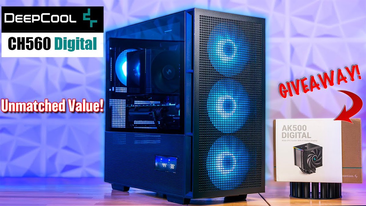 elevatedsystem1's tweet photo. 🚀 Just dropped a review of the Deepcool CH560 Digital PC Case! Big features meet a budget-friendly price. 🖥️ Check it out: https://t.co/HiihxC4cE7 @Deepcoolglobal #DeepcoolCH560 #PCCaseReview https://t.co/cWG8CfnyT6