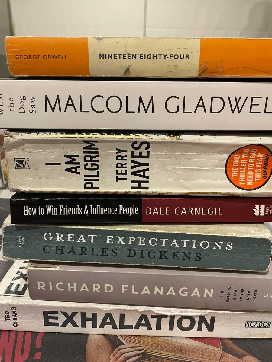 DanCarton's tweet photo. In our house, kids have to “earn” their mobile phone. 12 year old twins reading challenge has been set!

#reading #readingchallenge #books #malcolmgladwell https://t.co/BVDd4QjQO6