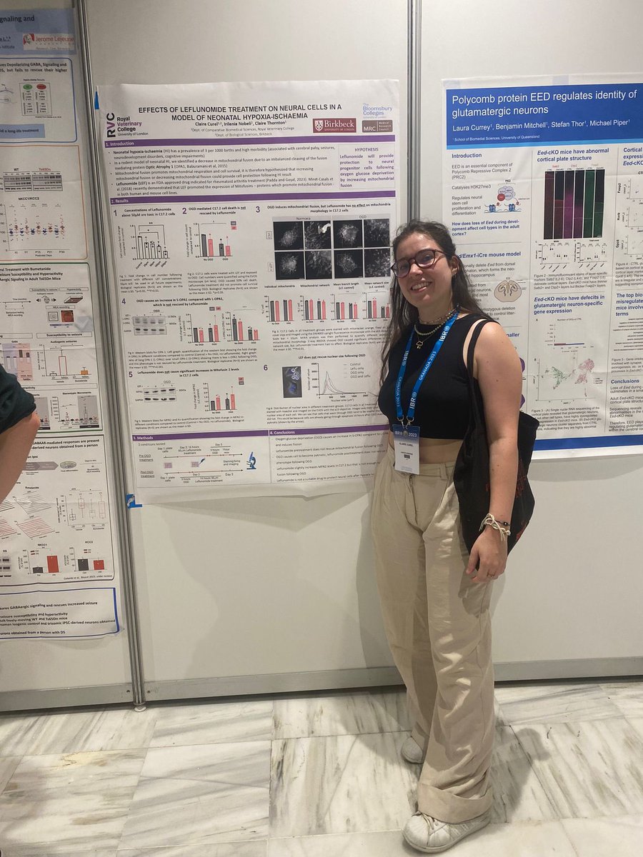 clairecurel's tweet photo. First experience presenting my poster at a conference! Super grateful for the warm welcome #IBRO2023 #Thorntonlab #Granada✨💃🏻💃🏻 https://t.co/ELQNXceovf