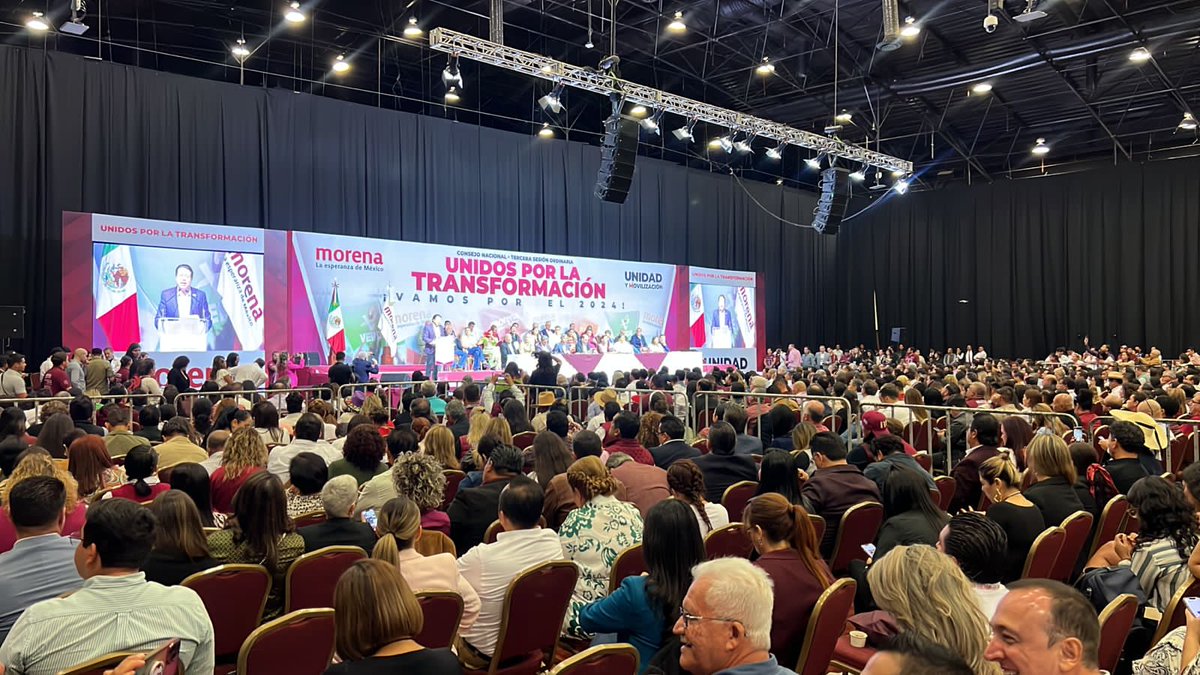 armentapuebla_'s tweet photo. Con #Unidad vamos a consolidar la 4T. 

Presente en  el Consejo Nacional de @PartidoMorenaMx, en la Tercera Sesión Ordinaria con la presencia de nuestra Coordinadora Nacional
@Claudiashein, con quien lograremos el triunfo en el 2024.

¡Juntos seguiremos haciendo historia! https://t.co/lGRqI2qCTn
