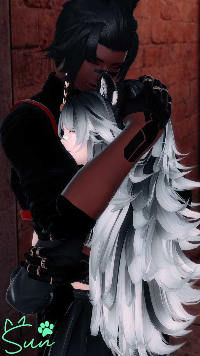 NyuCats's tweet photo. There's no such thing as too many hugs! 

#FFXIVScreenshots || #EorzeaPhotos || #GPOSERS || #miqote || #SunSnaps || #Viera

@NazarickDevotee https://t.co/YL0OUcFKyN