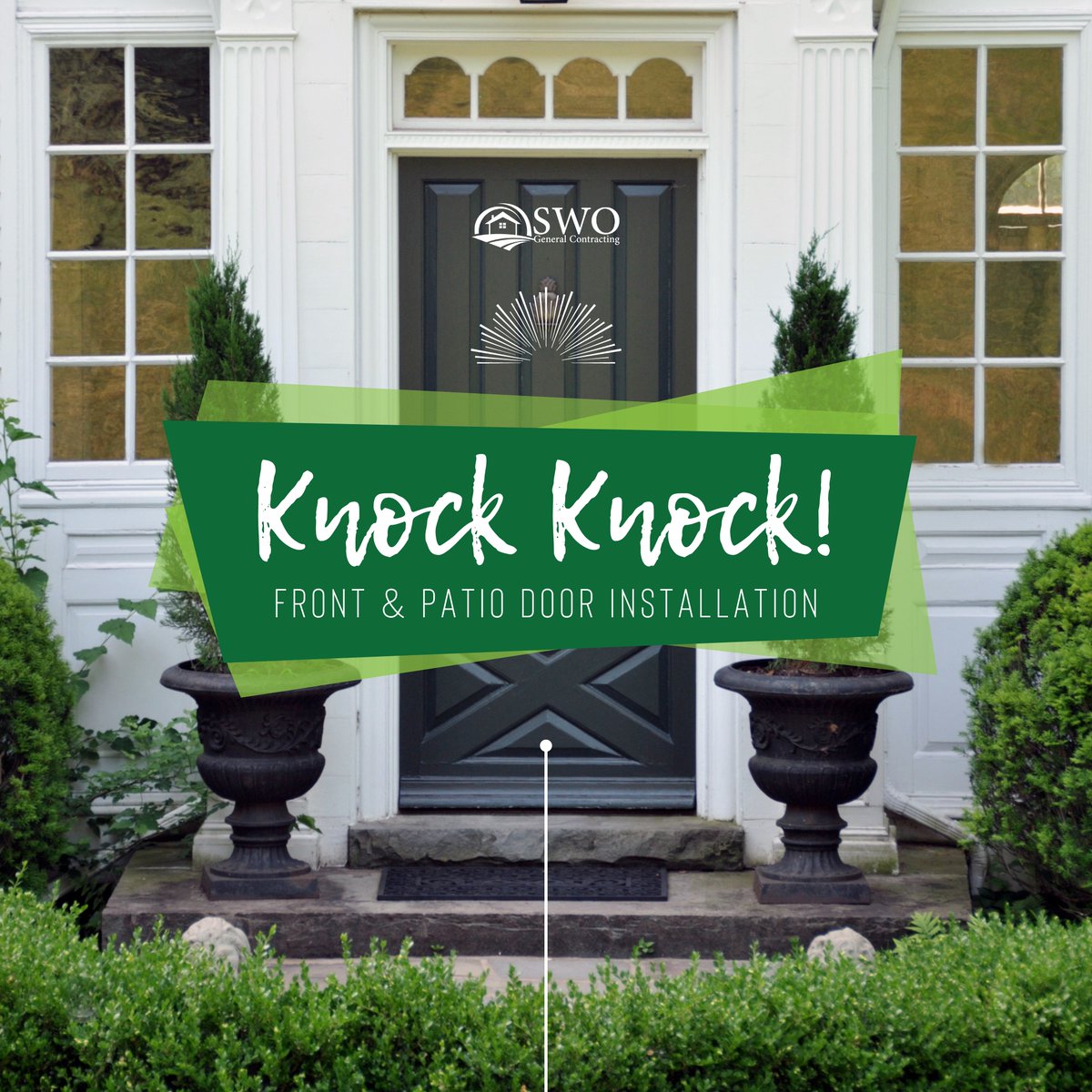 Knock knock! Need a new front door? 🚪
SWO Contracting constructs contemporary entryways for any residential project, whether it's installing a single door or working on an entire development!
Learn more on our website🌐 swocontracting.com/services/doors/
#frontdoorinstall #doorreplacements