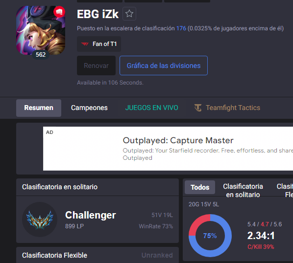 Buenas, luego de mi paso por Ebro gaming me encuentro FA de top para escuchar ofertas de cara al 2024.
Contactarse al md o a francocampanari09@gmail.com
Se agradecen rts🫡
Cuenta br:
op.gg/summoners/br/e…