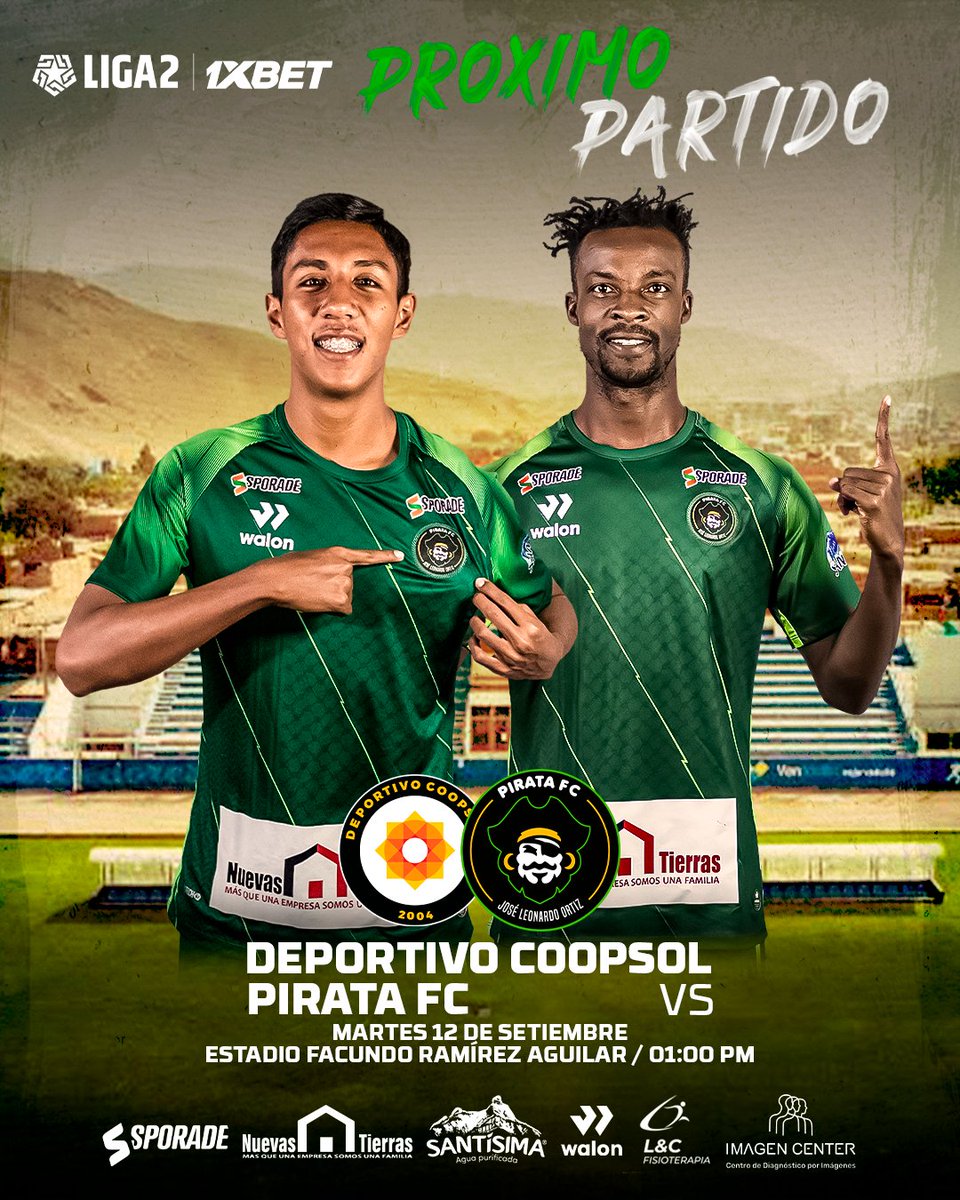 🏴‍☠️Se viene una nueva presentación del #pirata. ¡Vamos con todo!💪

📅Martes 12/09 - 01:00 PM
🏟️Facundo Ramírez Aguilar - Callao

#RemaPirata