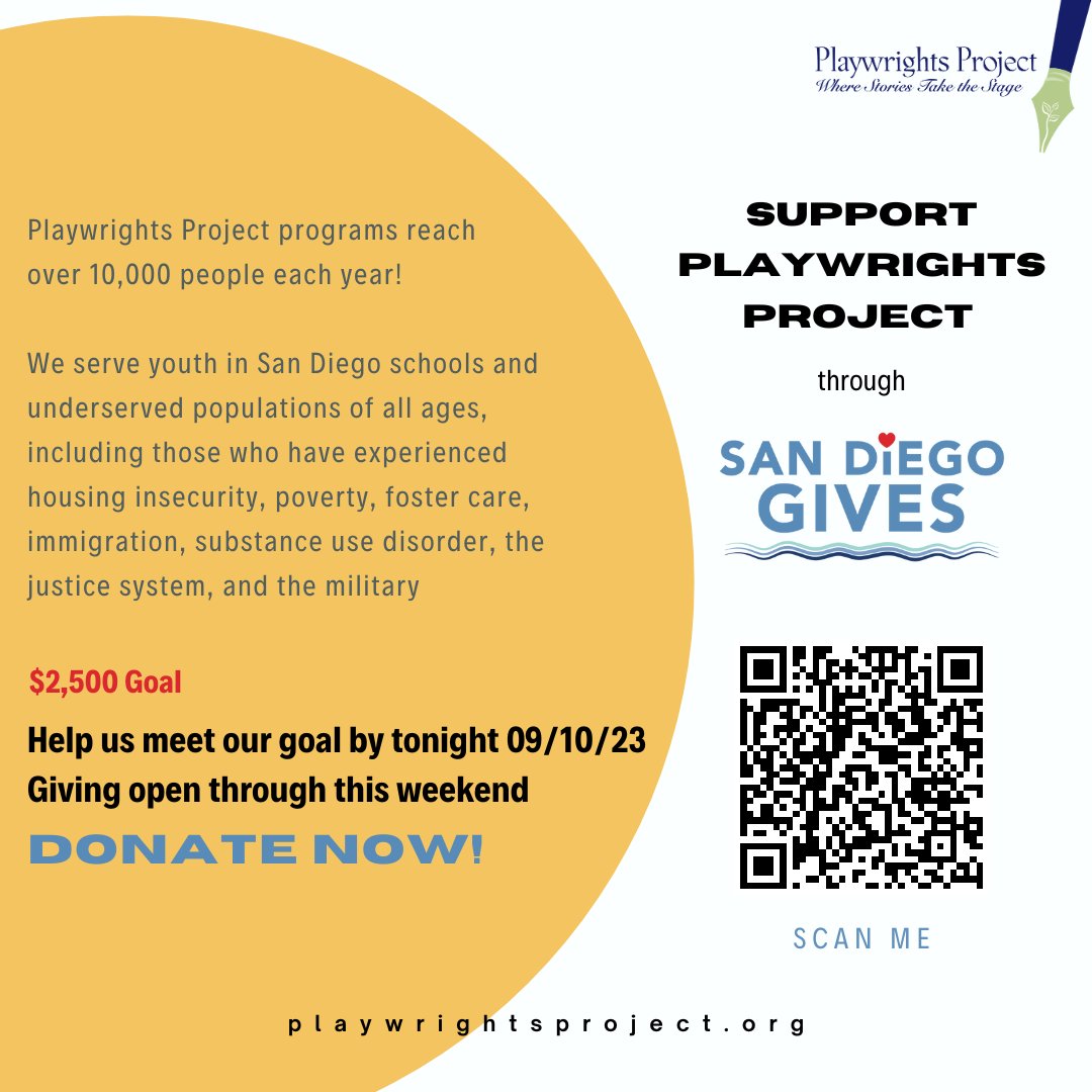 Playwrights Project tweet media