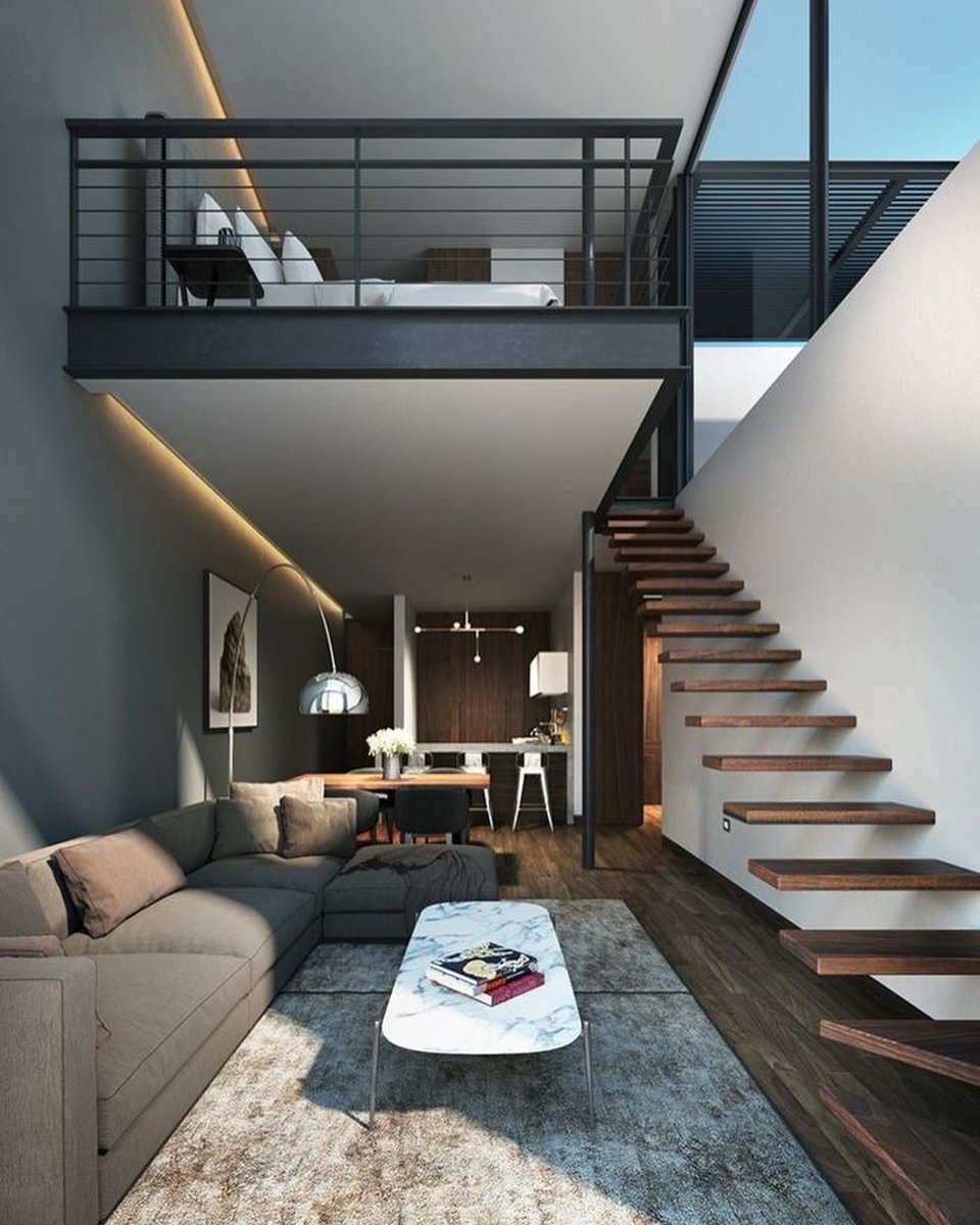 Modern loft.