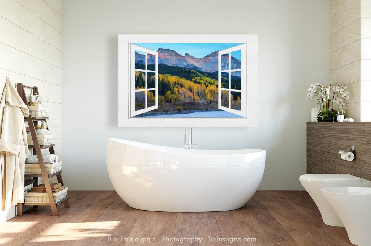 bophoto's tweet photo. Trout Lake Autumn Rocky Mountain Open White Picture Window Frame - In the gallery here - https://t.co/HZAkEpiq1Z
#coloradoart #wallart #windowart #fakewindows https://t.co/VPs9Y5uGhf
