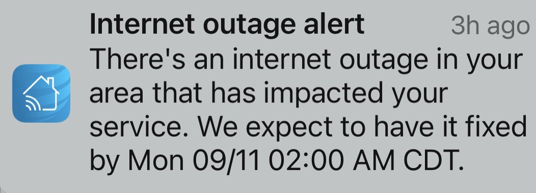 Septem__VII's tweet photo. @ATT what’s going with your fiber cables and internet? The outage has been taking place for most of the day.. https://t.co/swliNgHUBq