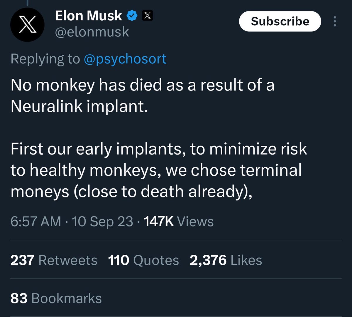 This is, unequivocally, the funniest thing he has ever said.