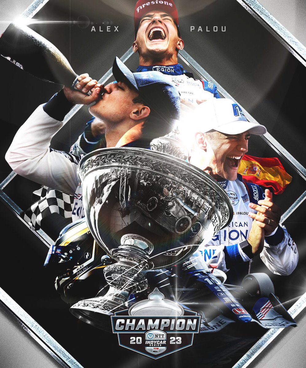 For the second time in his career, <a href="/AlexPalou/">Alex Palou Montalbo</a> is an NTT INDYCAR SERIES Champion!

#INDYCAR // <a href="/CGRTeams/">Chip Ganassi Racing</a>