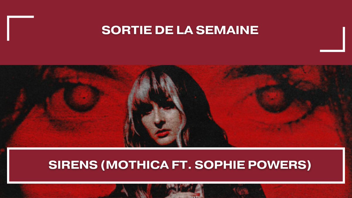 [🗞️]

Ce dimanche, notre équipe souhaite revenir sur une sortie qui a égayé notre semaine de rentrée : "Sirens", de la part de <a href="/dearmothica/">MOTHICA 💀🌹⏳</a> et <a href="/sophiep0wers/">sophie powers</a> !

🔗moshmind.wixsite.com/moshmind/post/…