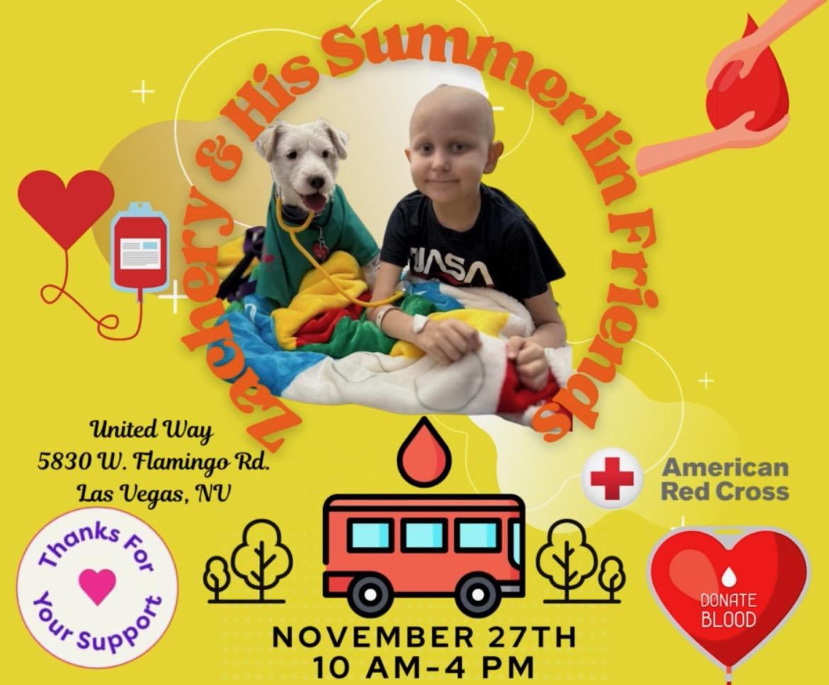 Blood Drive happening for the Kids on the Onocolgy floor! I know it’s a long time from now but let’s spread the word please. These kids and others need our help. #Cure4TheKidsFoundation #Childhoodcancer #TeamZachery 🧡