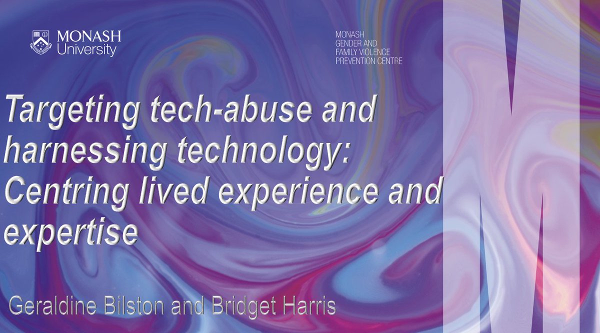 We shouldn't ask victim-survivors to speak unless we are ready to radically listen. To truly centre lived experience requires a willingness to be informed & guided by vs & sharing power #ECDV2023 @GeraldineBilst1 & I: targeting #TFA, harnessing tech in #DFV responses, centring LE