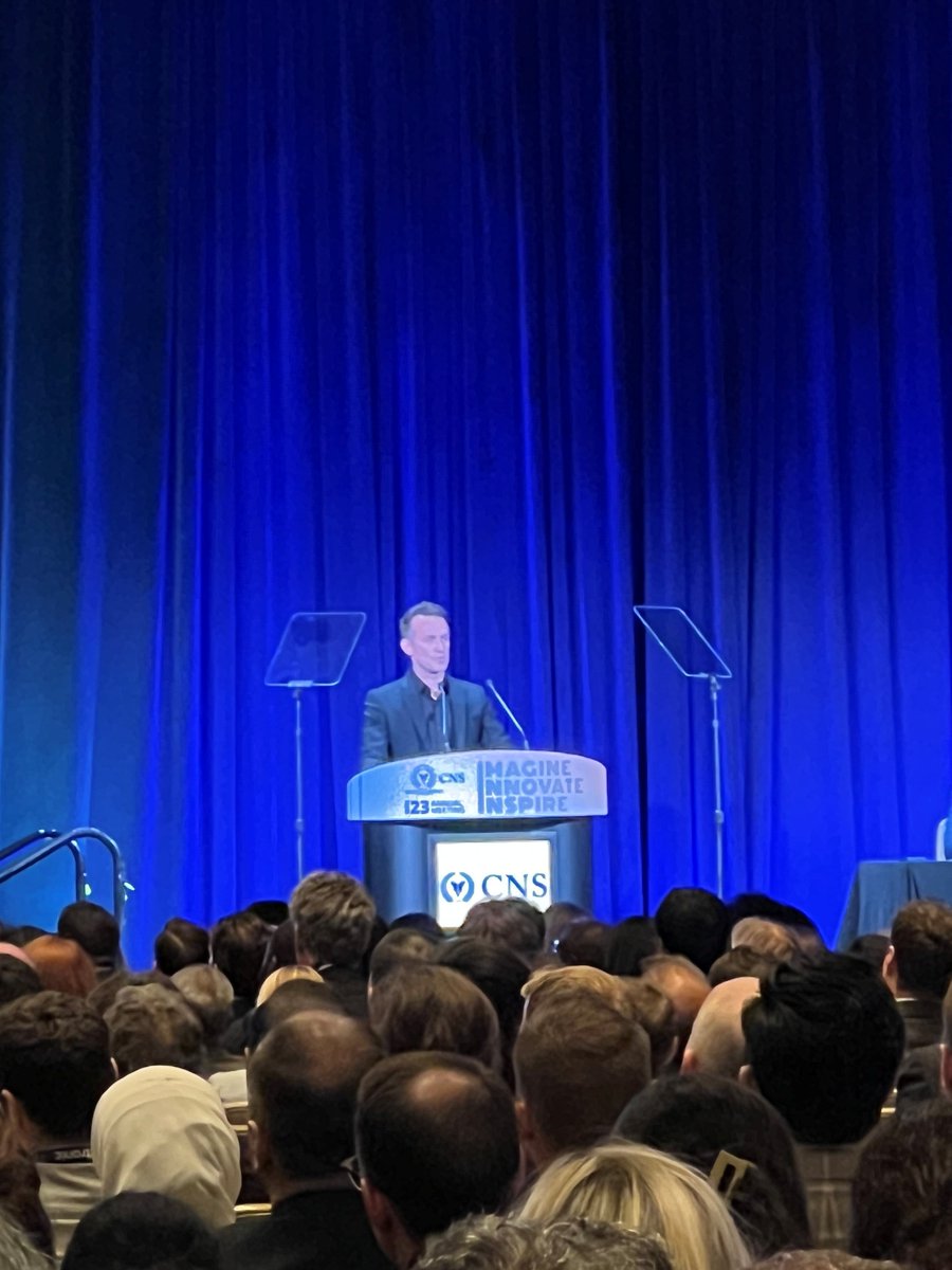 .@Synchroninc CEO and #neurointerventionist at @MountSinaiNYC Thomas J. Oxley, MD, PhD, is currently presenting on Brain Computer Interface at #2023CNS.