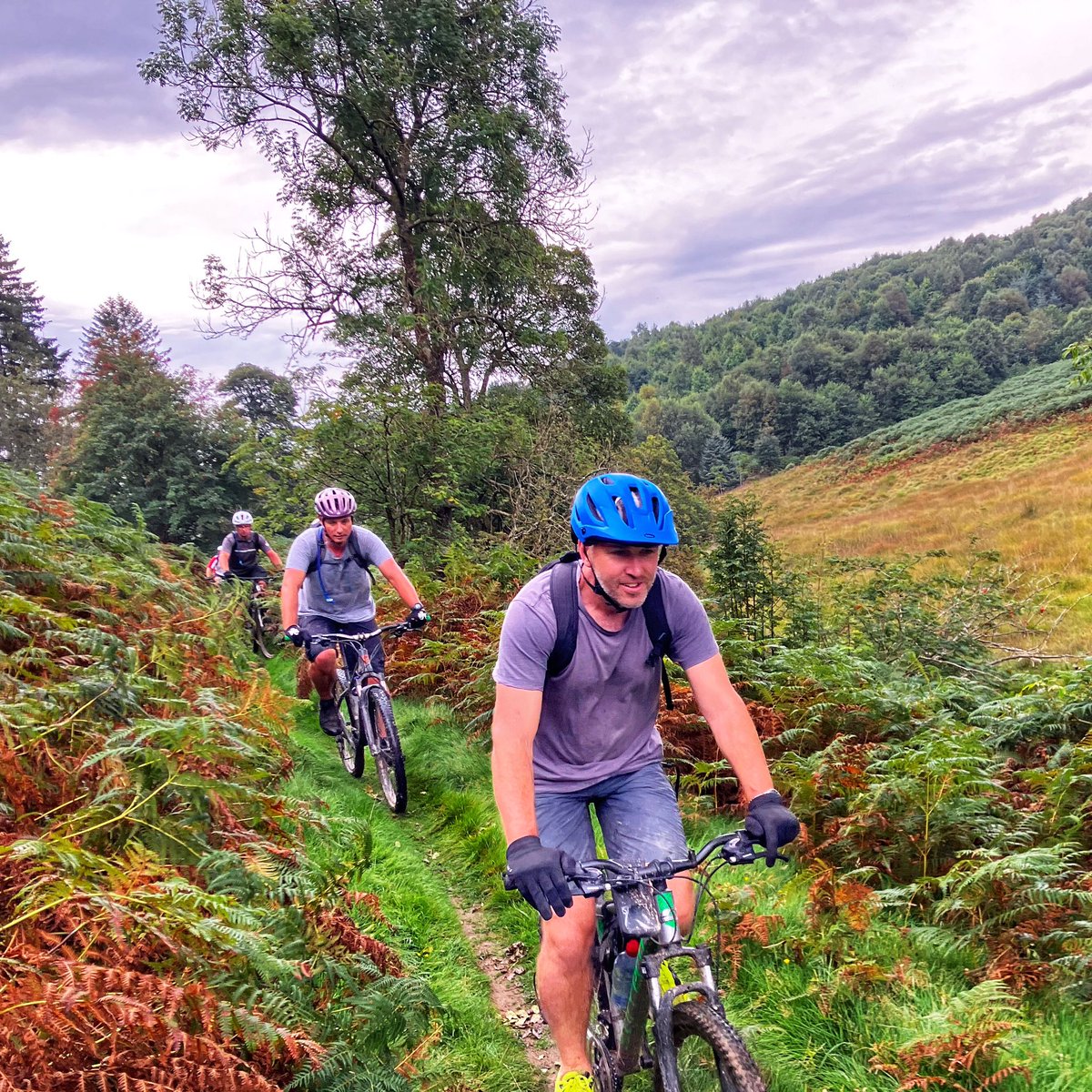 Day 3 of the #transcambrian as the heat faded and the rain came, the riders cracked on with smiles and resolute commitment. Chapeau! <a href="/mtbcymru/">mtbwales</a>