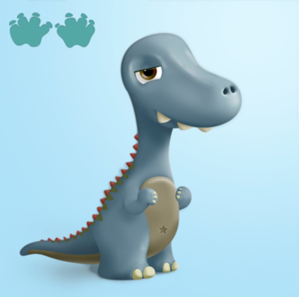 bluerbot's tweet photo. @Rubiometa @cryptodino_io ๐ต #dinogame #cardanogame #cardanoart ๐จ https://t.co/NZZCWcN0GS