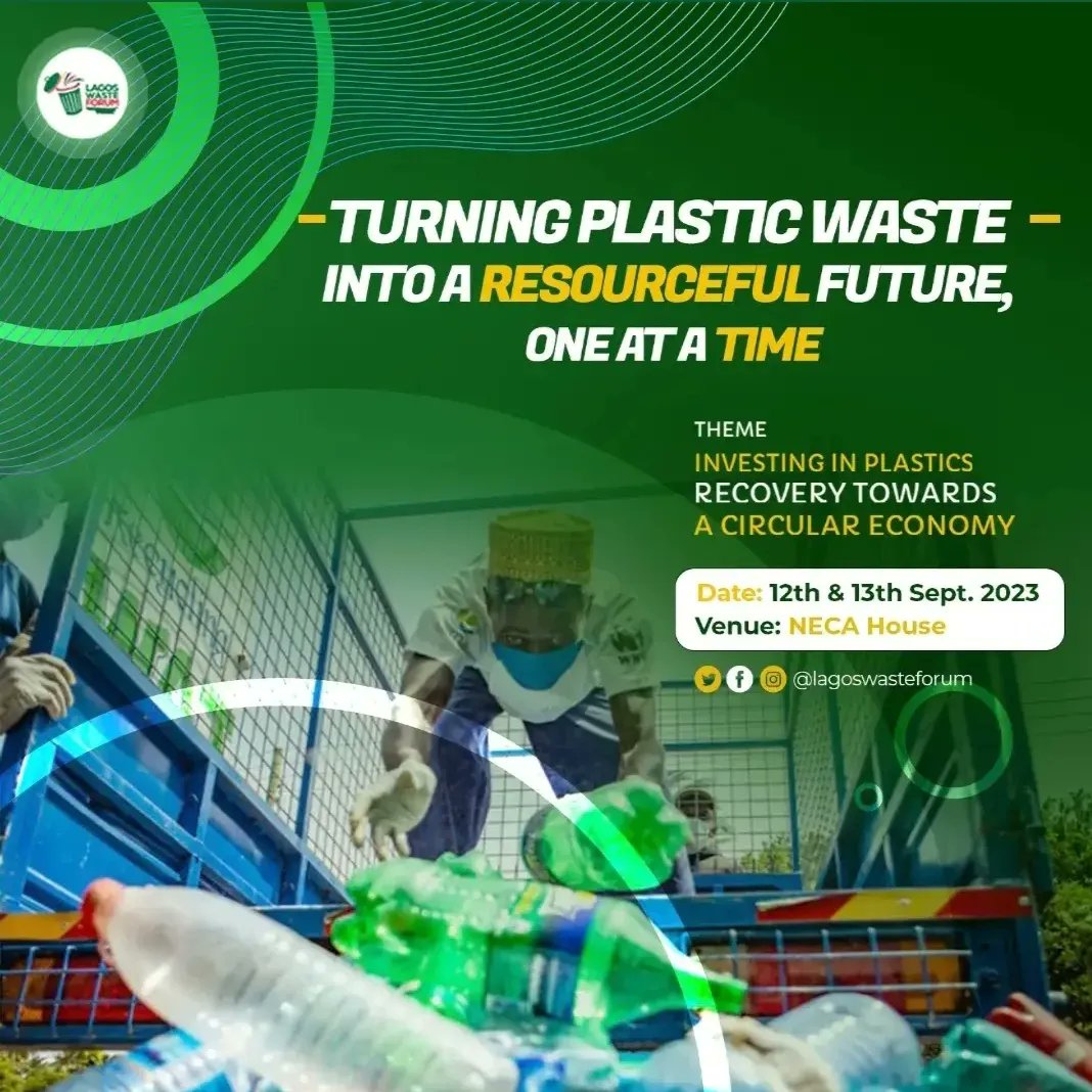 philip_bethel's tweet photo. Buckle up and get ready for the biggest and 4th High level Citizen Forum on Plastic waste management and Reduction.
Date: 12th-13th September, 2023
Time: 10am prompt
Venue: NECA House Lagos
#circulareconomy
#sweepfoundation
#ILO
#LAWMA
#cocacolafoundation https://t.co/90NF7xxoOt
