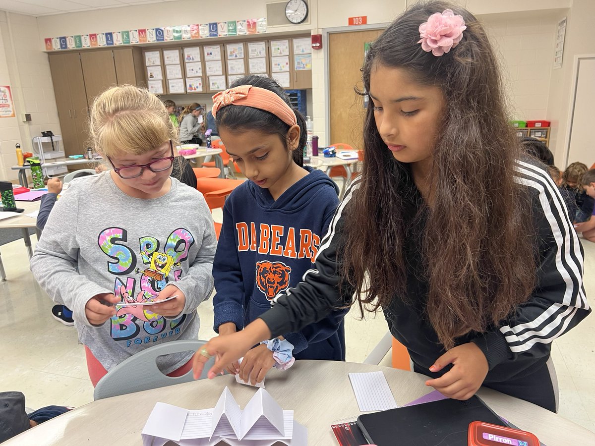 “Fun Friday” team-building! Students had to find things they had in common and then build the tallest tower.  #BetterTogetherD95 #dragonpride
