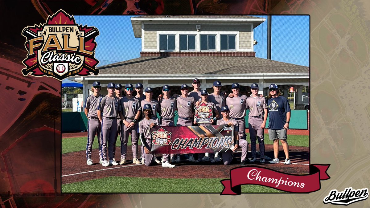 🏆Congratulation's to our 2023 Bullpen Fall Classic 18u Champions, Indiana Fall Stars 2024s!!🏆