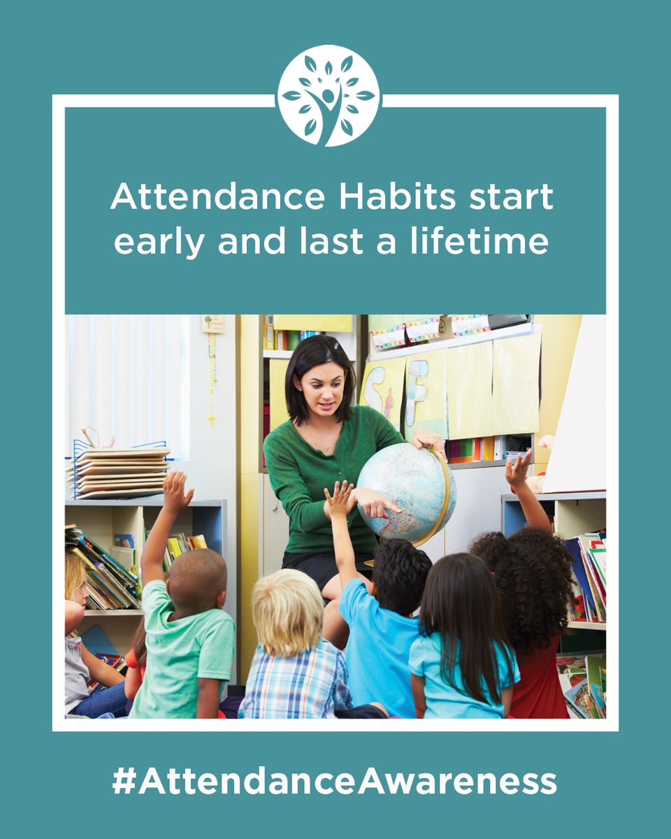 Students learn essential math and reading skills in the early years. Attendance is important! #K12Achievement #SAAM #AttendanceAwareness