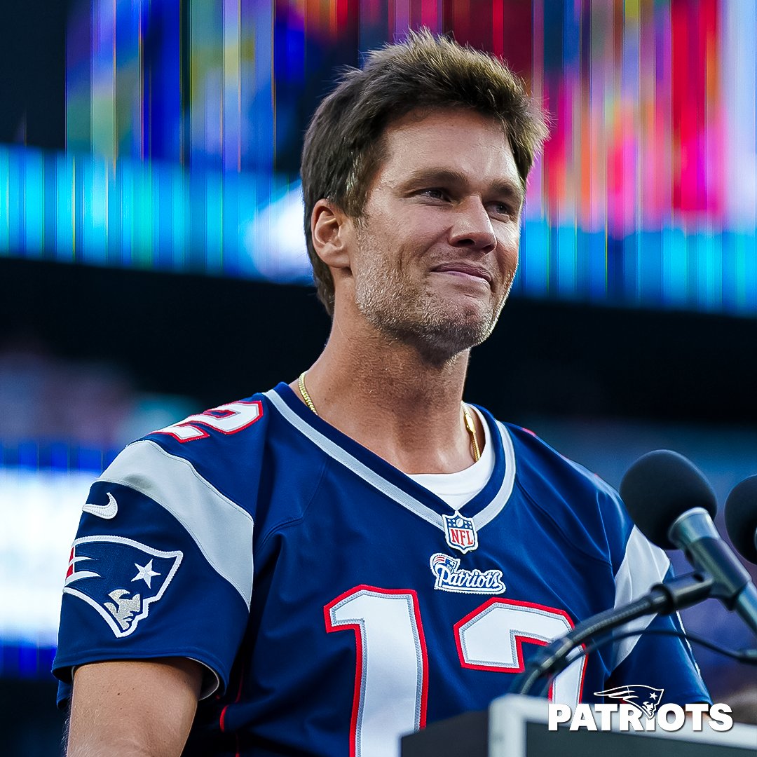 Patriots's tweet photo. Decades of dynasty memories, now destined for @TheHall.

@TomBrady’s induction ceremony will take place on June 12, 2024: https://t.co/SYPb4VUzyg