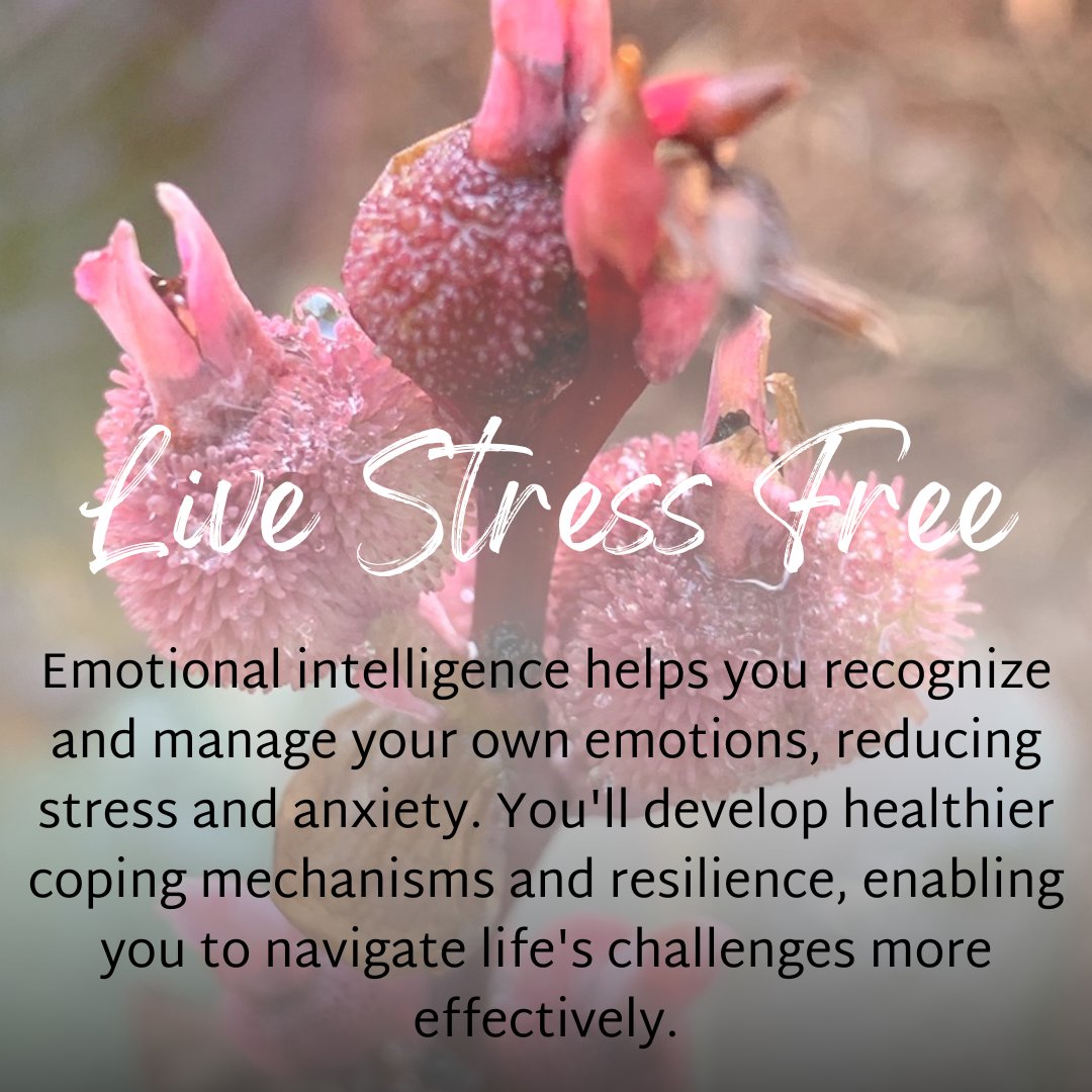 🌟 #Discover the #power of #emotionalintelligence for a #stress-free #life! 🧘‍♀️✨ #Boost your #healingjourney by #developing #healthier #copingmechanisms and #resilience. 🌈✨ #Letgo of #stress and #anxiety with #better #selfawareness and #emotional #management. 🌻💪