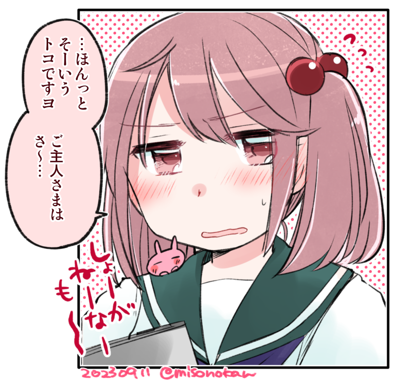 嫁艦殿に呆れながら許されたい