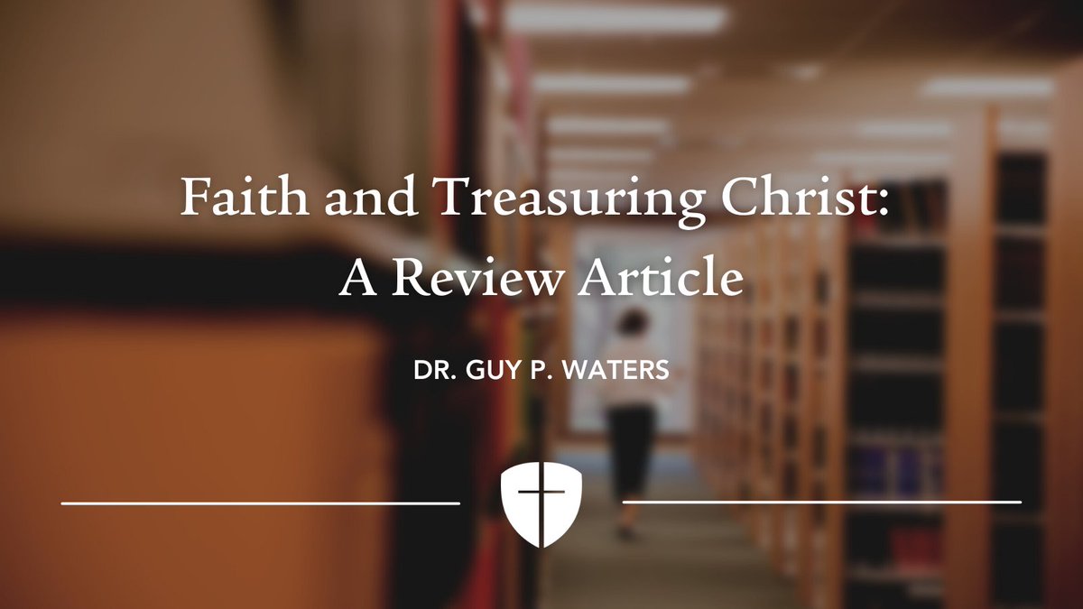 "Faith and Treasuring Christ: A Review Article"

Dr. Guy Waters of <a href="/RTSJackson/">RTS Jackson</a> reviews Dr. John Piper's "What Is Saving Faith?"

bit.ly/45GD7Hy