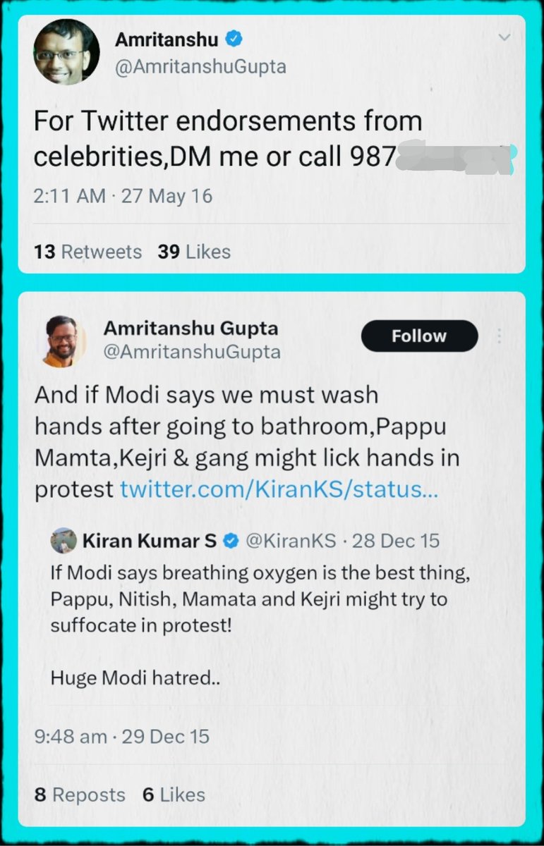zoo_bear's tweet photo. The guy who manages Sehwag's (Twitter/Insta) account, The guy who manages Venkatesh Prasad's (Twitter + Insta) account, The guy who once managed Mohammed Kaif's & Vijender Singh's account, They guy who once interviewed Smriti Irani (Article published by Propaganda website Opindia), The guy who had himself tweeted about contacting/DM him for 'twitter endorsement from Celebrities', The guy who made fun of opposition leaders, The guy loves PM and his 56 inch.. 👇