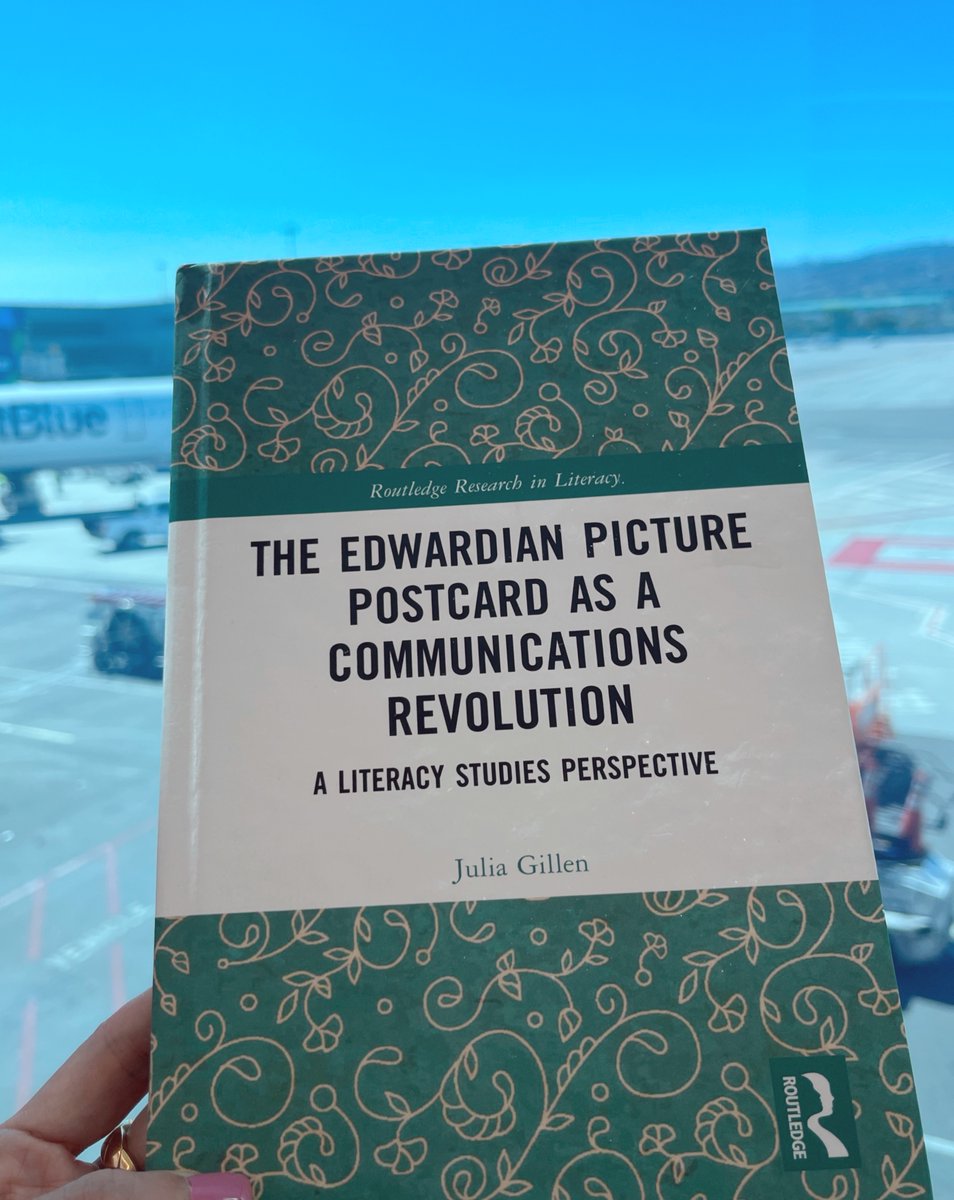 Traveling with The Edwardian Picture Postcard as a Communication Revolution by Prof <a href="/JuliaGillen/">Julia Gillen</a> 📖 Discovering insights on #ethnohistoricalresearch #posthumanism #multimodality &amp; #sociocultural aspects in the Edwardian era. Fascinating how these postcards relate to social media.