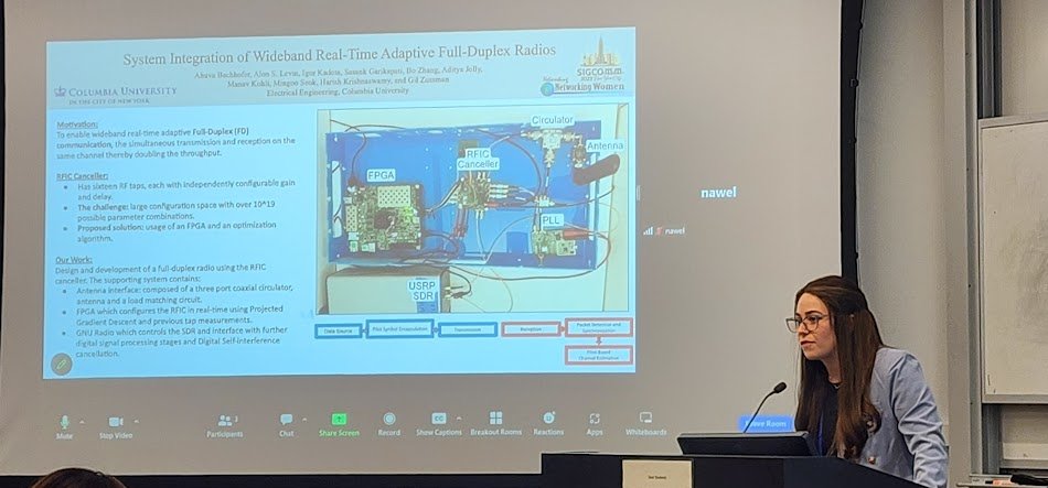 Gil Zussman (@gil_zussman) on Twitter photo Great presentations and posters in the <a href="/n2women1/">n2women</a> workshop <a href="/ACMSIGCOMM/">ACM SIGCOMM</a> by 3 WiMNet lab students: Shuyue Yu (<a href="/ColumbiaCompSci/">ColumbiaCompSci</a>), <a href="/Mahshid95521230/">Mahshid Ghasemi</a>, and Ahuva Bechhofer (<a href="/EE_ColumbiaSEAS/">Columbia | EE</a>) Great presentations and posters in the <a href="/n2women1/">n2women</a> workshop <a href="/ACMSIGCOMM/">ACM SIGCOMM</a> by 3 WiMNet lab students: Shuyue Yu (<a href="/ColumbiaCompSci/">ColumbiaCompSci</a>), <a href="/Mahshid95521230/">Mahshid Ghasemi</a>, and Ahuva Bechhofer (<a href="/EE_ColumbiaSEAS/">Columbia | EE</a>)