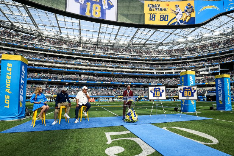 chargers's tweet photo. bolts royalty https://t.co/c823DEHXdz
