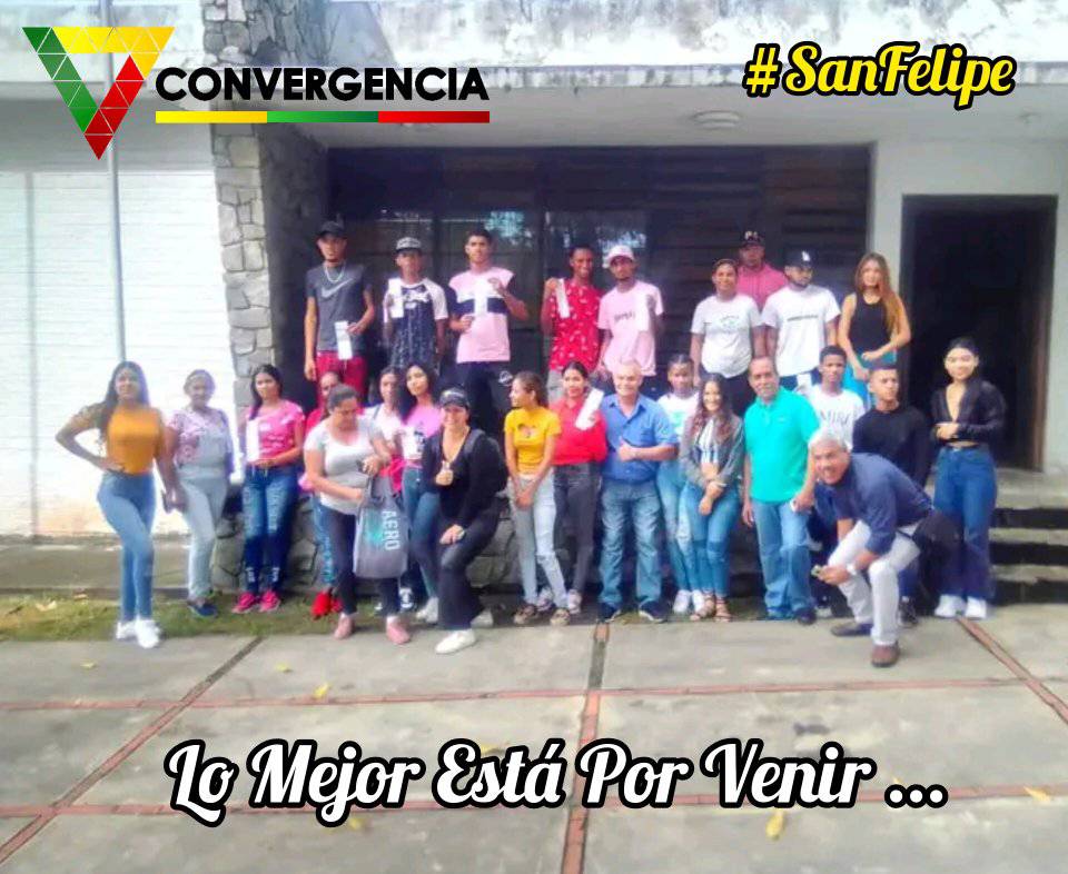 CamachoJimm's tweet image. Invitamos a los jóvenes de #Sanfelipeyaracuy del país a que se #inscriban en el Registro Electoral.
-
La participación y movilización de la #juventud jugarán papeles fundamentales en el #triunfo de las #próximas elecciones.
-
Por Un Mejor País #Vota este #22Oct en las #Primarias.