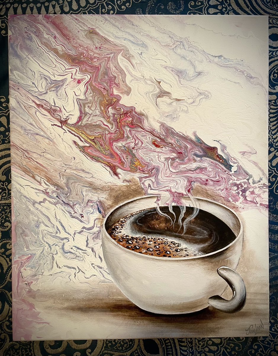 jonlionfineart2's tweet photo. ☕️ GIVEAWAY TIME! ☕️

Giving away my 16x20 ORIGINAL painted titled:
“Don’t Talk to me Yet☕️”

To enter:
Simply RETWEET this post and you’re in! My daughter picks winner Tuesday night, randomly from retweet list!

Good luck! https://t.co/5xDrQLSXef