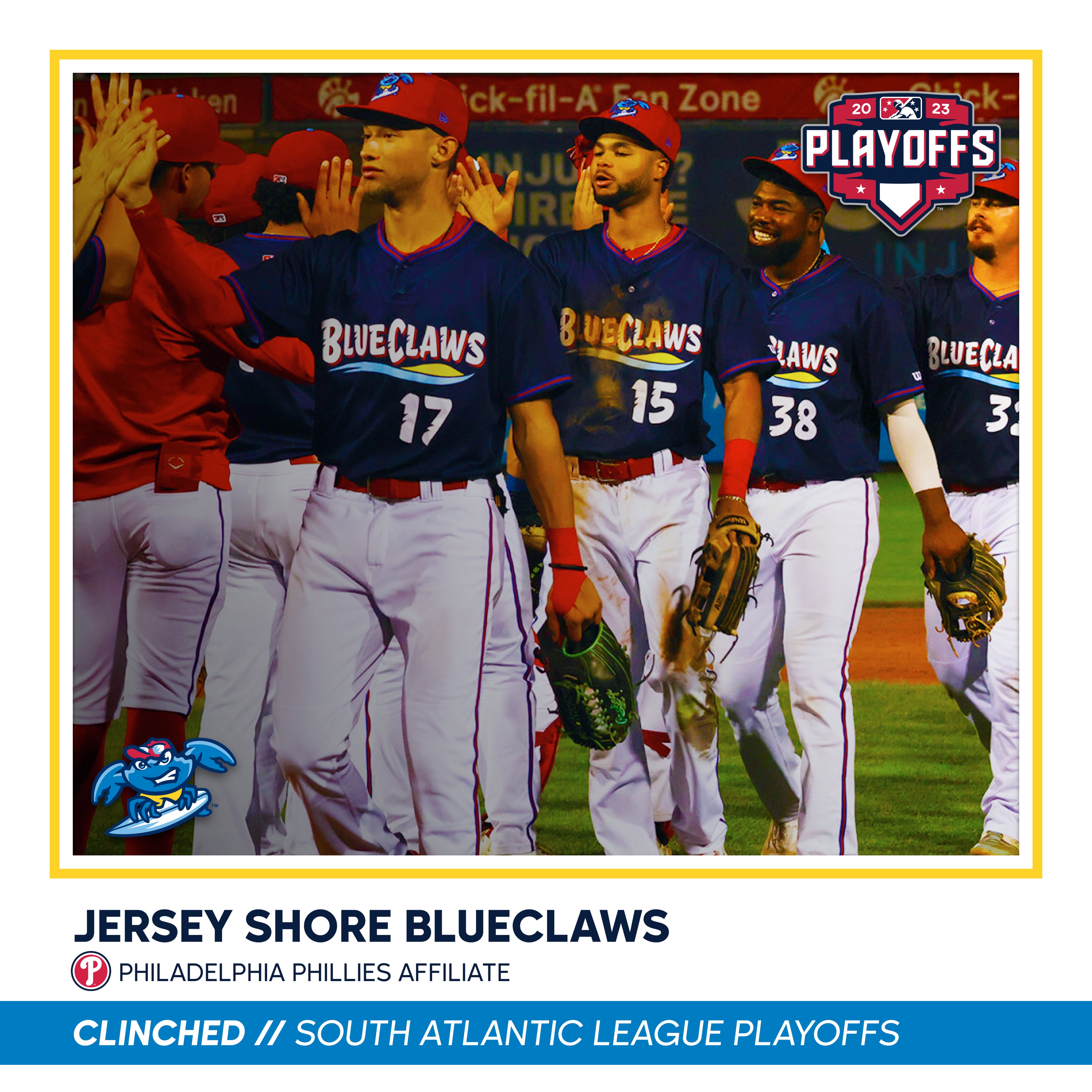 Jersey Shore BlueClaws on X: See you Tuesday night! / X