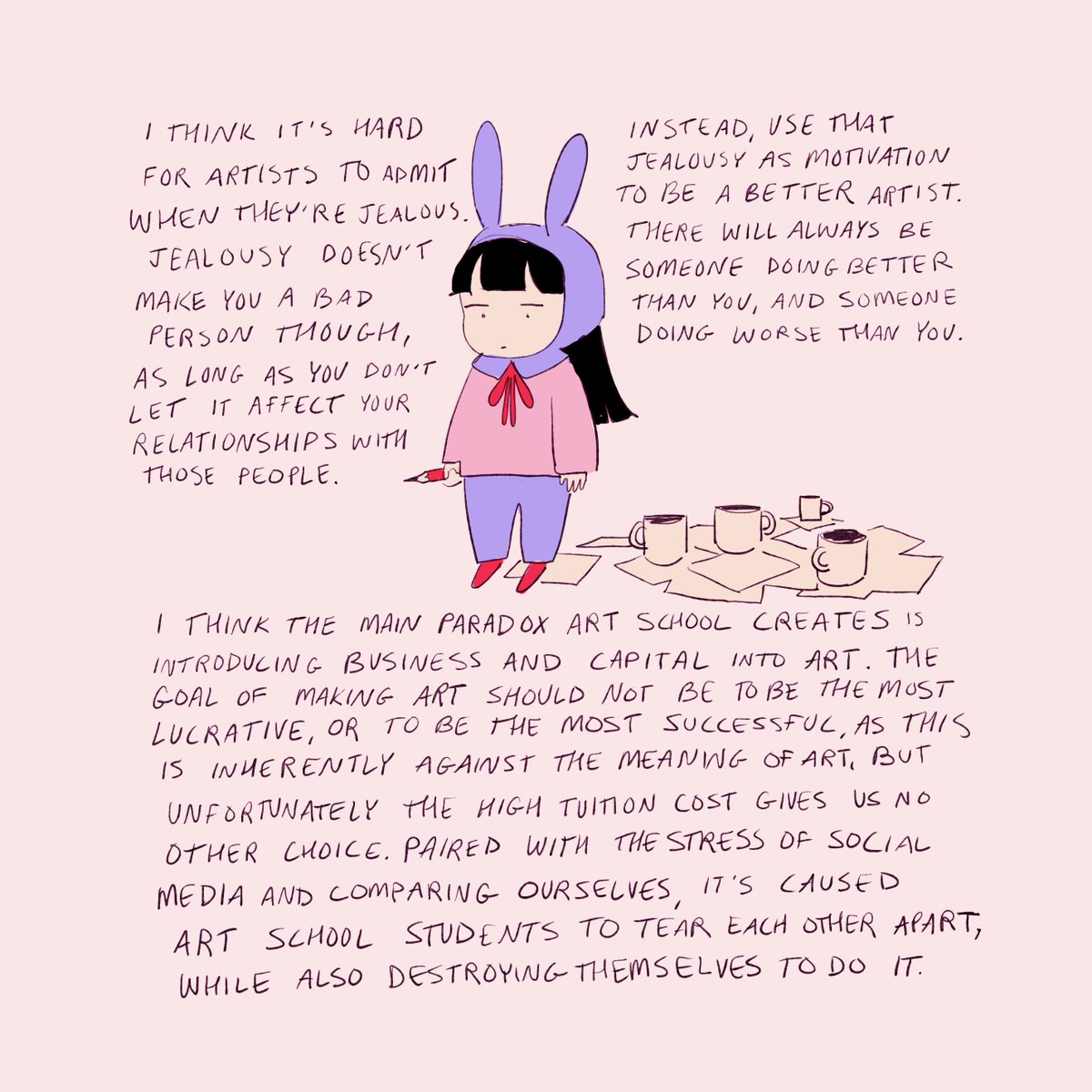 on competition in art school