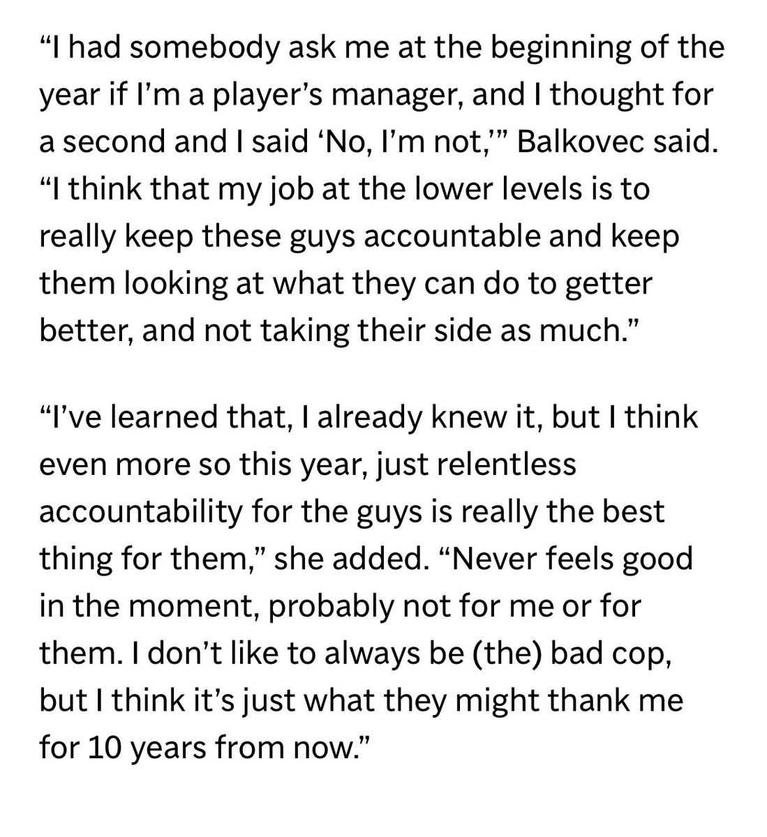 On being a player’s coach….
 <a href="/AP/">The Associated Press</a> thank you for having me.